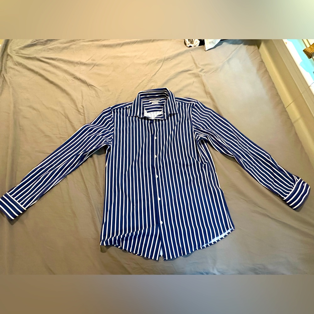 Zara Men Striped Dress Shirt